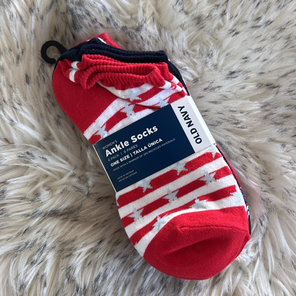 NWT Old Navy 6 Women’s Ankle Socks